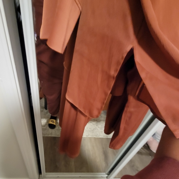 Satin Feel Native Youth Button Down Top (Part of 2 piece set) - Picture 3 of 7